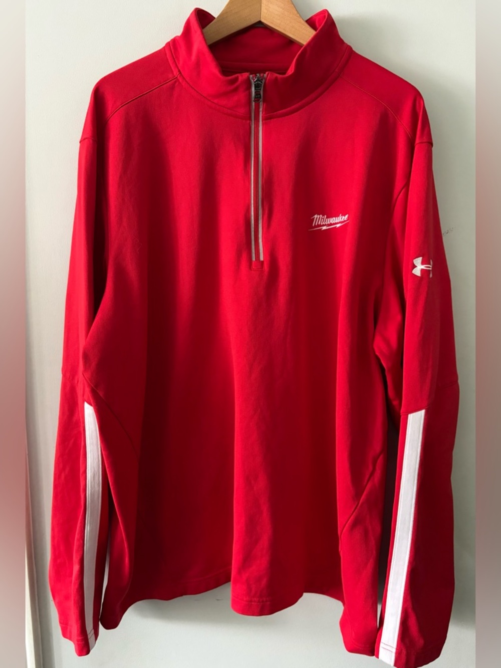 Milwaukee x Under Armour 1/4 Zip Pullover Long Sleeve, Loose Fit